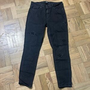 Paige star black skinny jeans size 31
